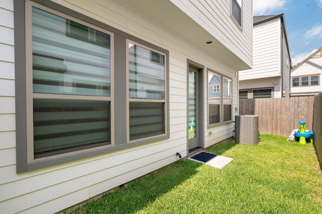 2200 Marnel Rd Unit F, Houston, TX 77055 - view of yard featuring central AC