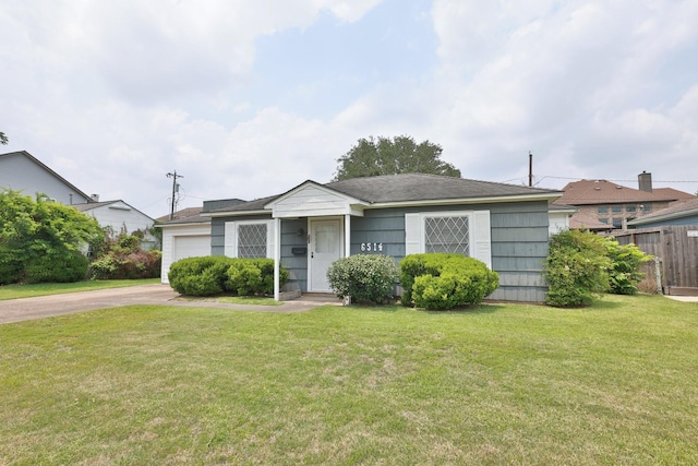 6514 Westview Dr, Houston, TX 77055 - bungalow-style house with concrete driveway, a garage, and roof with shingles