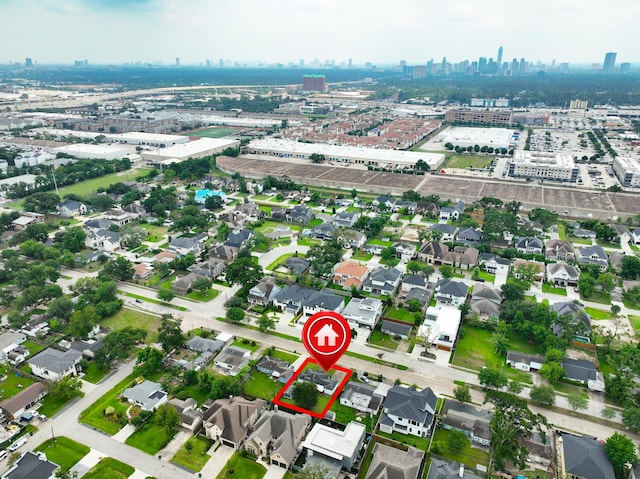 6514 Westview Dr, Houston, TX 77055 - view of property location featuring nearby urban area and property boundaries highlighted