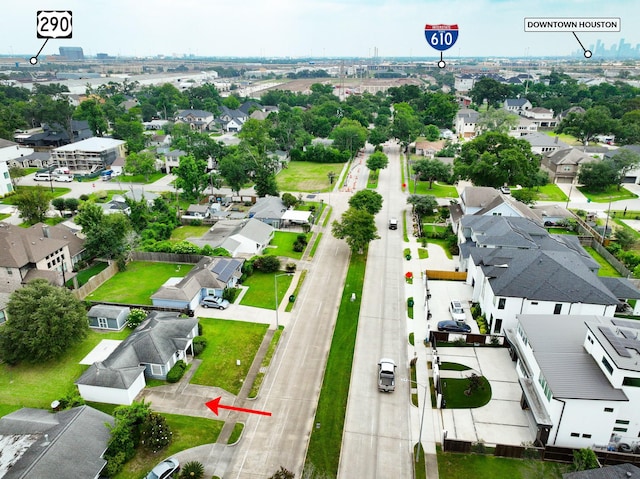 6514 Westview Dr, Houston, TX 77055 - aerial perspective of suburban area