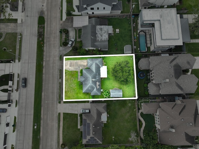 6514 Westview Dr, Houston, TX 77055 - aerial overview of property's location featuring property parcel outlined