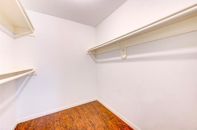 3838 Fawn Creek Dr, Houston, TX 77339 - walk in closet with dark wood-style floors
