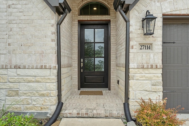 27114 Sofia Forest Dr, Magnolia, TX 77354 - view of exterior entry with stone siding