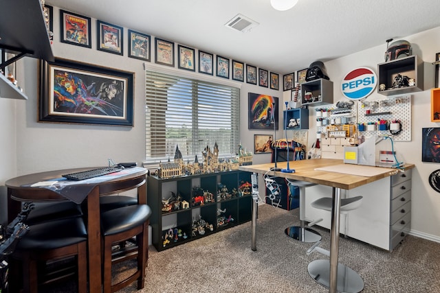 16718 Highland Villa Ln, Humble, TX 77396 - office area with carpet