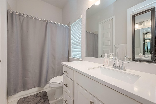 29042 Hauter Way, Fulshear, TX 77441 - bathroom with toilet, vanity, and tile patterned floors