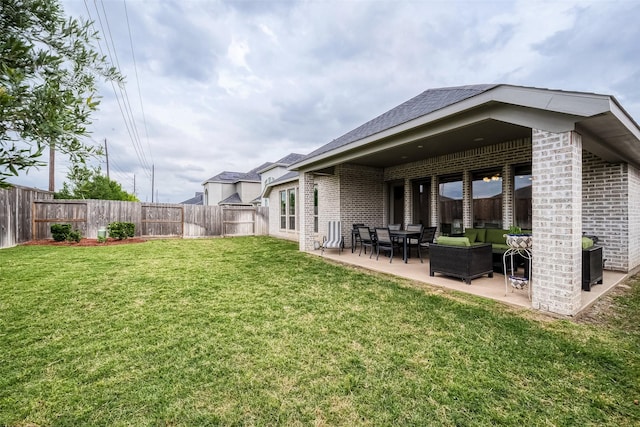 29042 Hauter Way, Fulshear, TX 77441 - view of yard featuring a patio and an outdoor hangout area