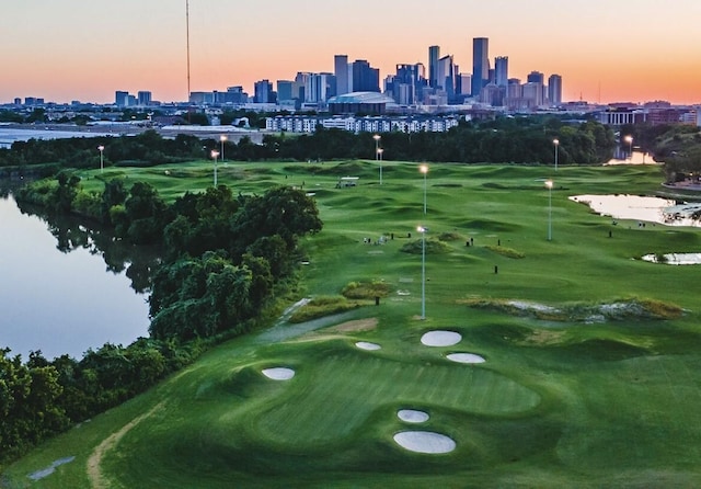310 Eado Park Cir, Houston, TX 77020 - view of community featuring a view of skyline and a water view