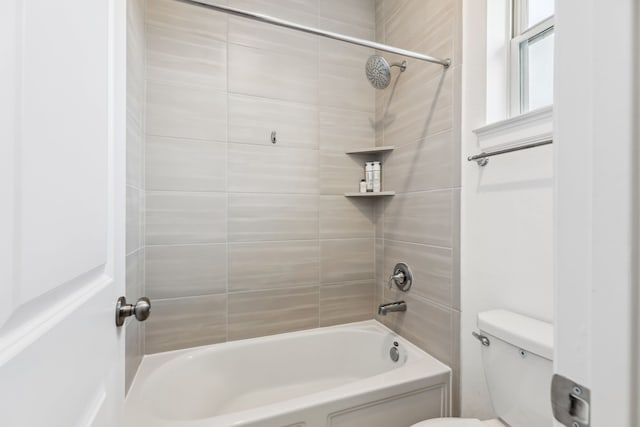 15003 Big Spring Park Dr, Cypress, TX 77433 - bathroom with toilet and shower / bath combination