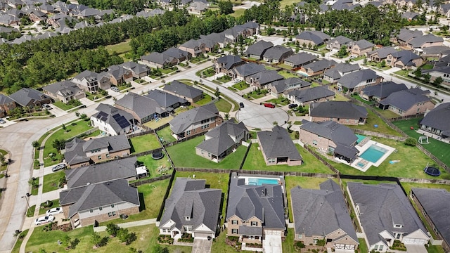 17040 Shy Leaf Ct, Conroe, TX 77385 - aerial view of property and surrounding area with nearby suburban area