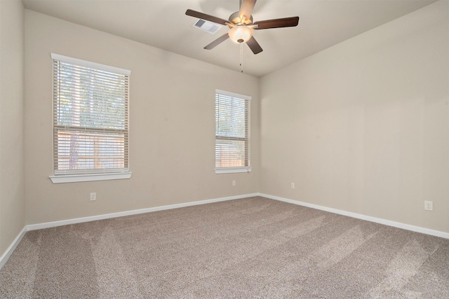 119 Lukewood Cir, Conroe, TX 77318 - unfurnished room featuring carpet, a ceiling fan, and baseboards