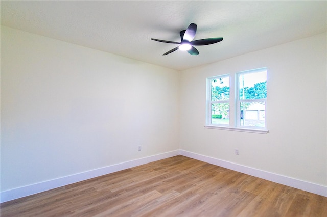 822 Red Rock Canyon Dr, Katy, TX 77450 - spare room with light wood-type flooring and a ceiling fan
