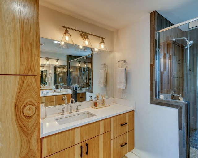 204 Blue Waters Dr, Horseshoe Bay, TX 78657 - full bathroom with a stall shower and vanity