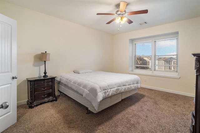 2715 Wembley Way, Rosenberg, TX 77471 - carpeted bedroom featuring baseboards and ceiling fan