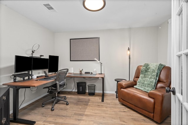21343 Slate Crossing Ln, Katy, TX 77449 - home office featuring wood finished floors and baseboards
