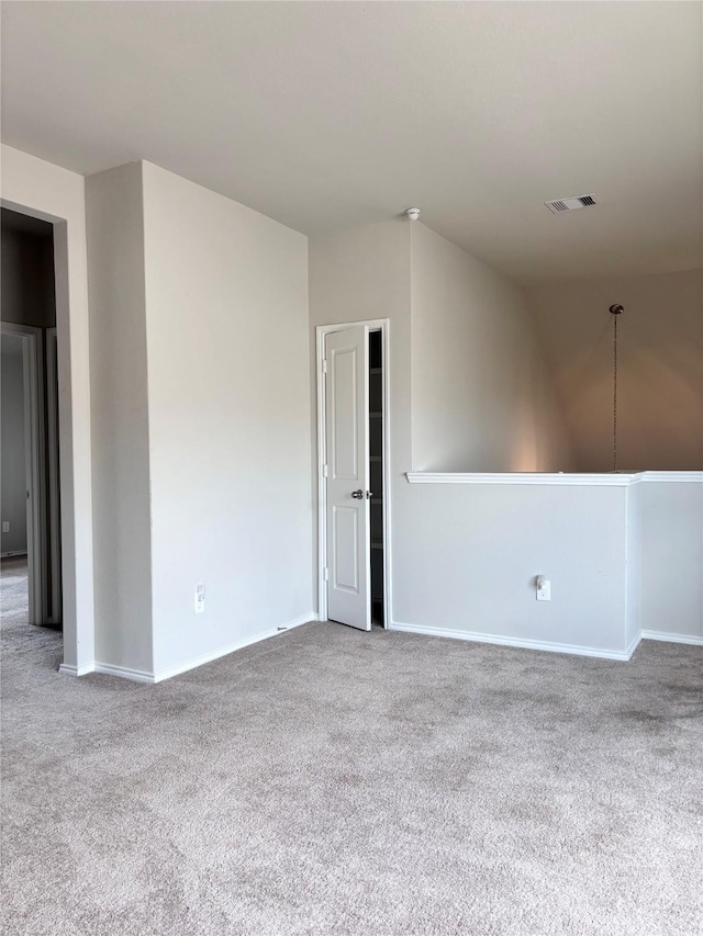 5130 Klein Orchard Dr, Houston, TX 77066 - spare room with carpet floors, baseboards, and vaulted ceiling