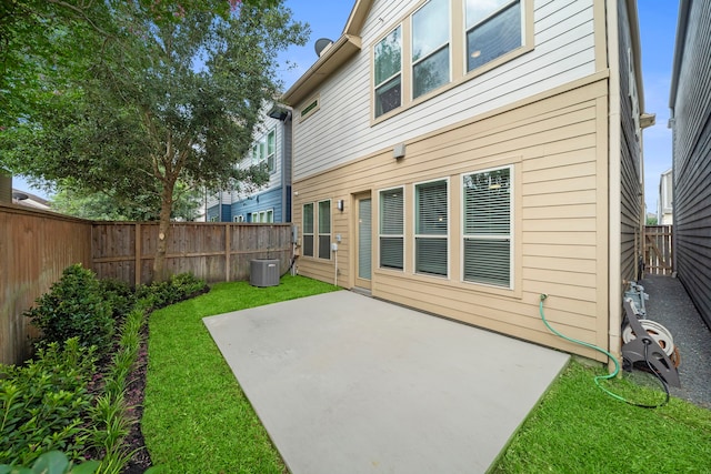 2027 Tarfite Pl, Houston, TX 77077 - rear view of house with a patio area and cooling unit