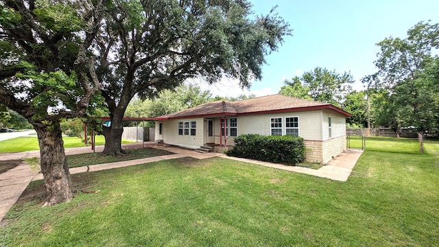 9401 Montgomery Ln, La Porte, TX 77571 - ranch-style home featuring brick siding