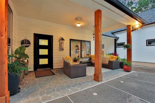11698 Creek View Ln, Conroe, TX 77385 - view of patio with an outdoor hangout area