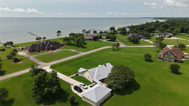 9035 N Point Dr, Beach City, TX 77523 - aerial view of a nearby body of water
