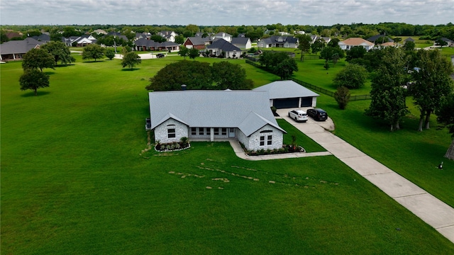 9035 N Point Dr, Beach City, TX 77523 - aerial perspective of suburban area