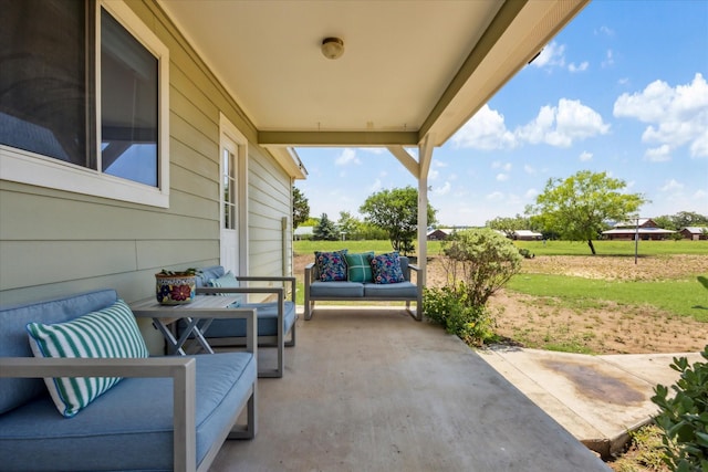 115 N River Place Rd, Rio Frio, TX 78879 - view of patio featuring outdoor lounge area
