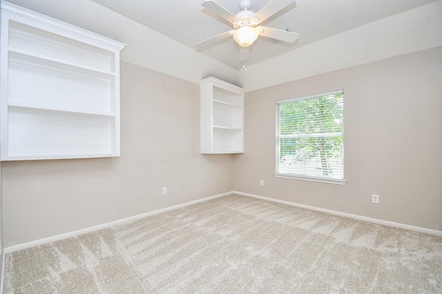3206 Brinton Trails Ln, Katy, TX 77494 - carpeted spare room with baseboards and ceiling fan