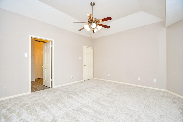 3206 Brinton Trails Ln, Katy, TX 77494 - empty room with carpet flooring, ceiling fan, and baseboards