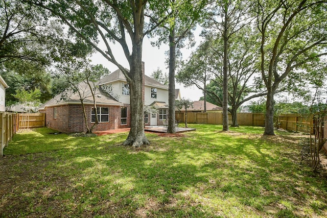3206 Brinton Trails Ln, Katy, TX 77494 - view of yard with a patio