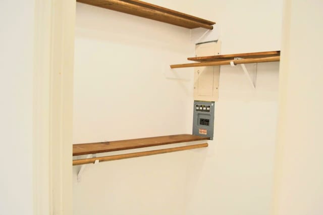839 Hidden Canyon Rd, Katy, TX 77450 - walk in closet with electric panel