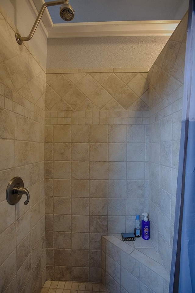 907 Davis Rd, League City, TX 77573 - bathroom featuring tiled shower