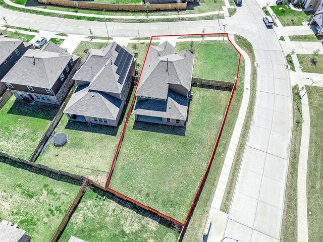 32322 Dusted Bronze Dr, Brookshire, TX 77423 - aerial perspective of suburban area with property parcel outlined