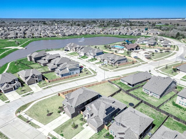 32322 Dusted Bronze Dr, Brookshire, TX 77423 - aerial view of property's location featuring nearby suburban area and a nearby body of water
