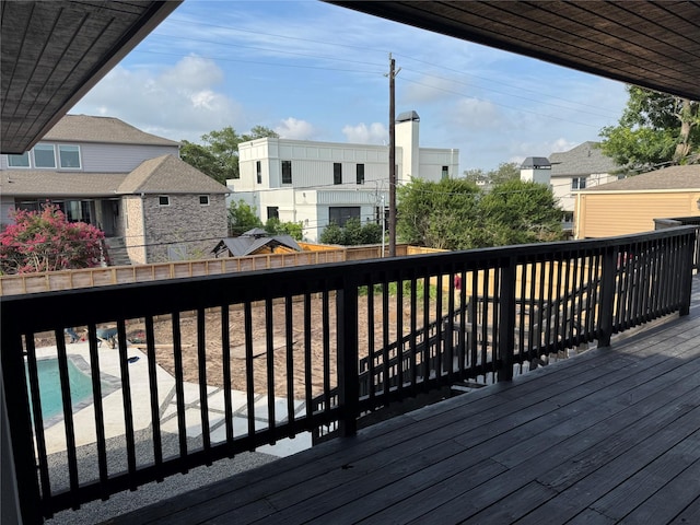 5115 S Braeswood Blvd, Houston, TX 77096 - deck featuring a residential view