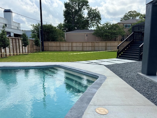 5115 S Braeswood Blvd, Houston, TX 77096 - view of swimming pool with stairs