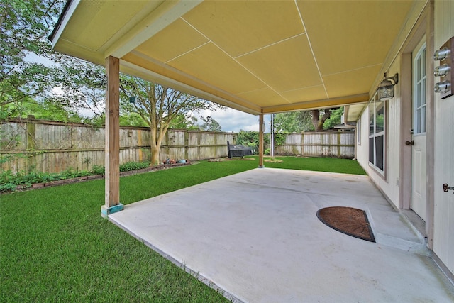 1726 Havelock Dr, Spring, TX 77386 - fenced backyard featuring a patio area