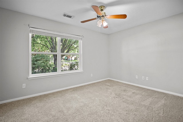 1726 Havelock Dr, Spring, TX 77386 - spare room featuring a ceiling fan and carpet flooring