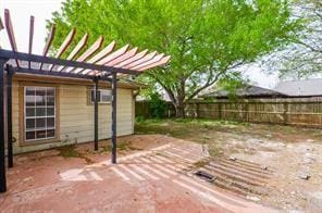 11703 Easterling Dr, Houston, TX 77065 - fenced backyard with a patio area