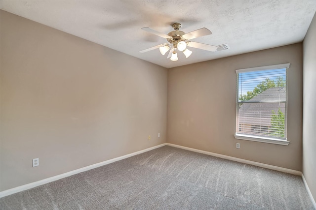 7818 Desert Canyon Ct, Houston, TX 77041 - carpeted spare room featuring baseboards and a ceiling fan