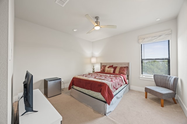 27927 Indigo Ridge Dr, Fulshear, TX 77441 - carpeted bedroom with baseboards and ceiling fan