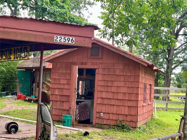 22606 Fm 359th Rd, Hempstead, TX 77445 - view of outbuilding