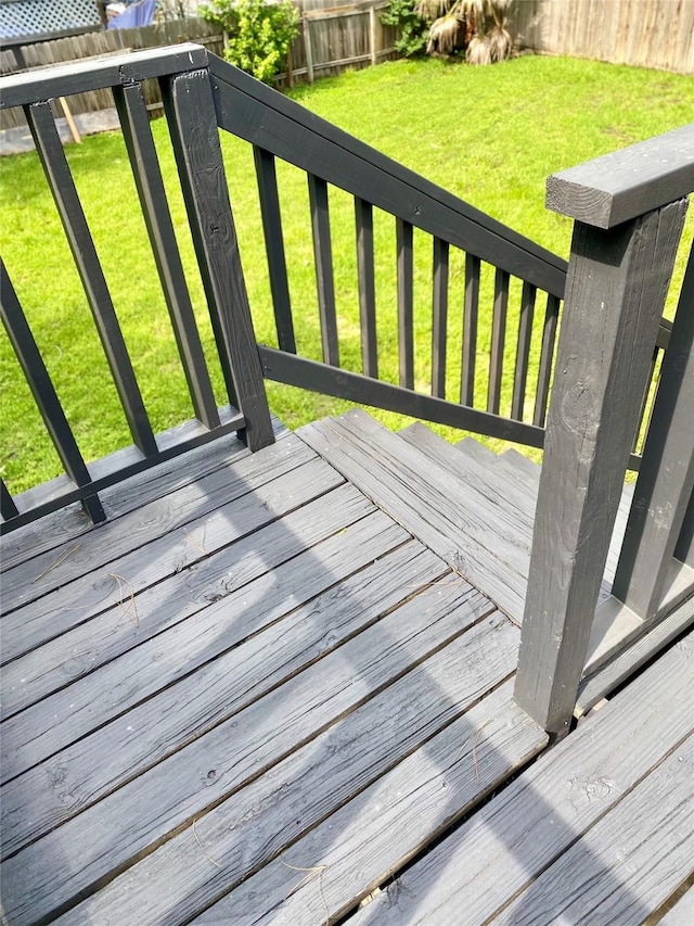 3211 Park Garden Dr, Houston, TX 77339 - view of wooden deck