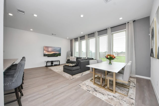 4214 Balboa Dr, Iowa Colony, TX 77583 - living room featuring wood finished floors, recessed lighting, and baseboards
