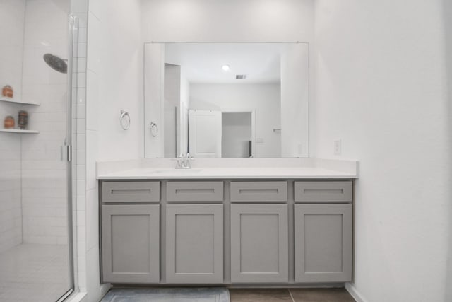 4214 Balboa Dr, Iowa Colony, TX 77583 - bathroom with a stall shower and vanity