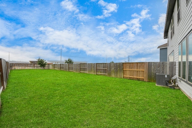 4214 Balboa Dr, Iowa Colony, TX 77583 - view of yard featuring central AC