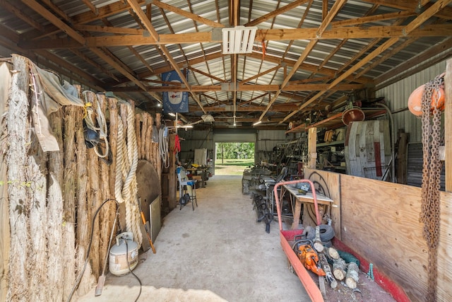 424 Hankamer Loop, Hankamer, TX 77560 - view of garage