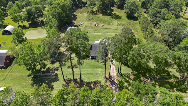 424 Hankamer Loop, Hankamer, TX 77560 - drone / aerial view