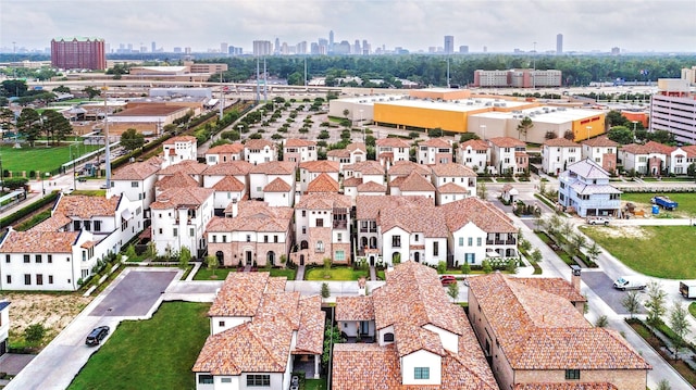 7506 Little Caprese Ln, Houston, TX 77055 - bird's eye view of city skyline