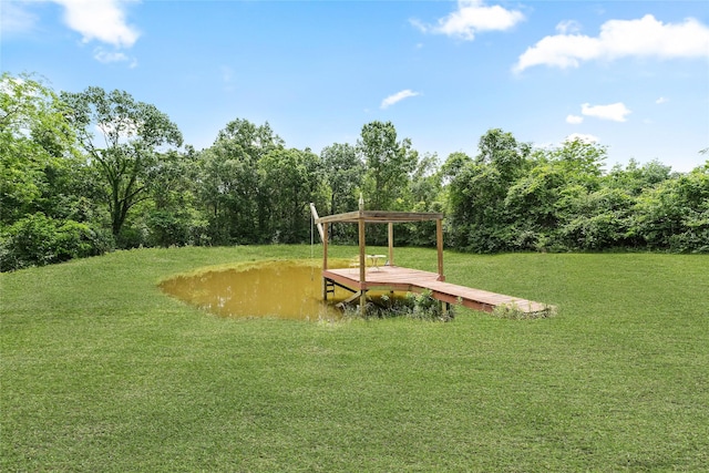 560 Donahoe Rd, Coldspring, TX 77331 - view of grassy yard featuring a pergola