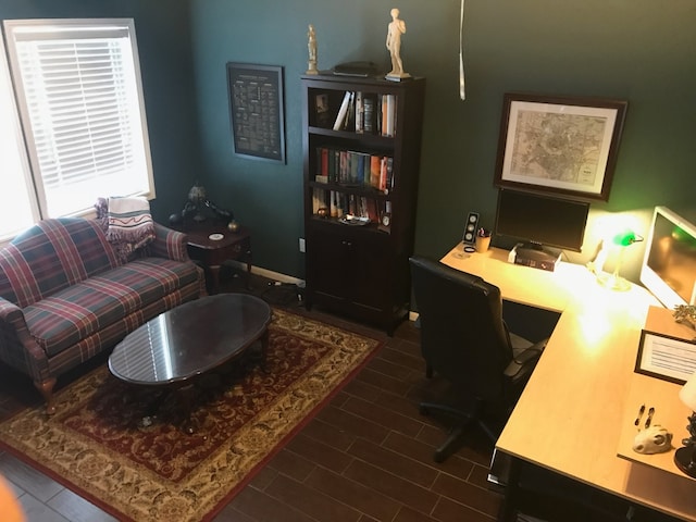 118 Whiting St, Galveston, TX 77550 - office space featuring dark wood finished floors