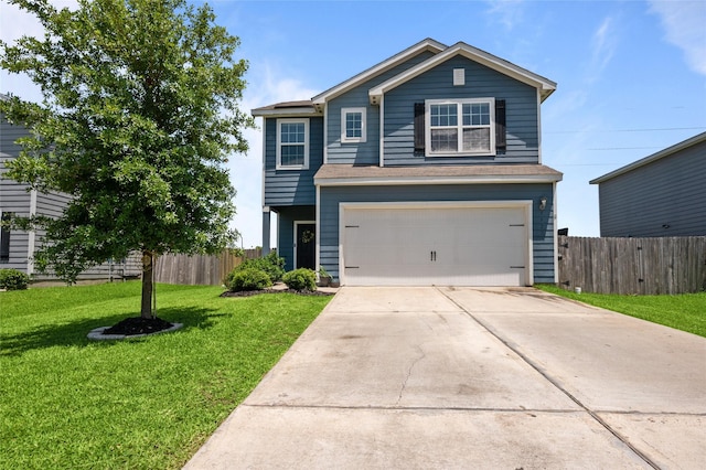 5527 Snapping Turtle Rd, Baytown, TX 77523 - traditional-style home with an attached garage and driveway